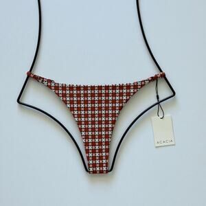 Acacia Swimwear Ralphy Bikini Bottom - Sidi - Minimal Coverage - Large - NWT